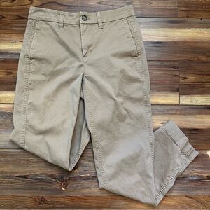 J Crew Women’s High Rise Girlfriend Chino in Khaki